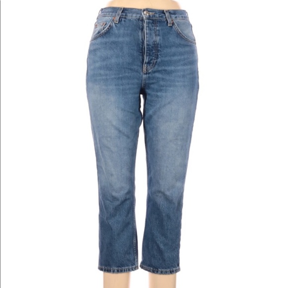 Topshop size 30 high rise MOM jeans - Picture 1 of 6